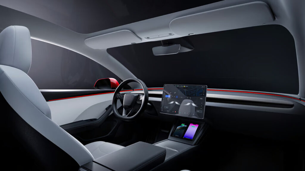 Tesla Model 3 Interior front view